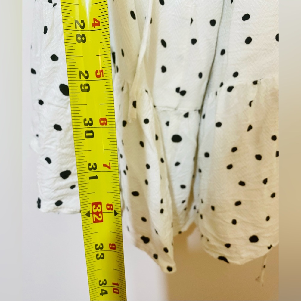 Nordstrom Fate Off The Shoulder Ruffle Polka Dot Dress - Picture 3 of 11